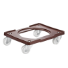 WÓZEK DO POJEMNIKÓW SZTAPLOWANYCH 40l BRĄZOWY 18295 Thermohauser