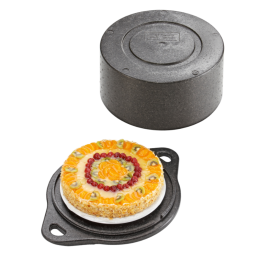 Termobox na tort - transportowy pojemnik izotermiczny - śr. 34 x wys. 15 cm - nr kat. 4000249318 Thermohauser