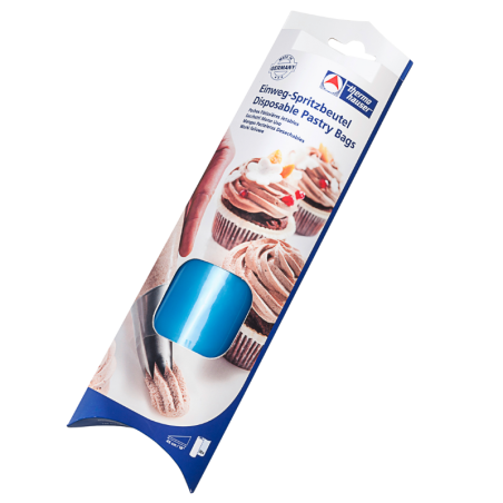 26 szt. Niebieskie worki 46 cm x 75 µ cukiernicze jednorazowe na rolce 31253 Thermohauser