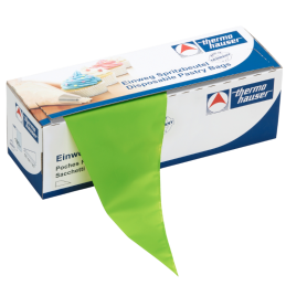 100 szt. Zielone worki 53 cm x 80 µ cukiernicze jednorazowe na rolce 17646 Thermohauser