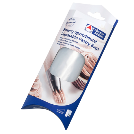 26 szt. Transparentne worki 30 cm x 75 µ cukiernicze jednorazowe 31241 Thermohauser
