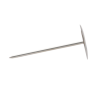 1 szt. Metalowa szpilka płaska do kwiatów - śr. 33 x wys. 72 mm - nr. kat. 20747 Thermohauser