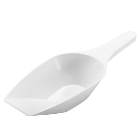 poj. 250 ml - biała miarka szufelka z tworzywa - dł. 260 mm - do produktów sypkich - nr kat. 48072 Thermohauser