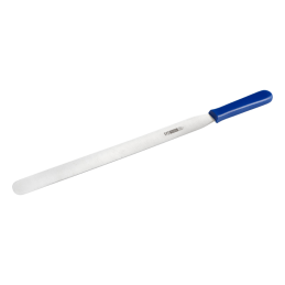dł. 360 x szer. 34 mm - prosta szpatuła cukiernicza z tępym ostrzem ze stali nierdzewnej - nr. kat. 66666 Thermohauser