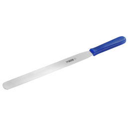 dł. 310 x szer. 34 mm - prosta szpatuła cukiernicza z tępym ostrzem ze stali nierdzewnej - nr. kat. 66656 Thermohauser