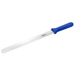 dł. 310 mm - dwustronny nóż gastronomiczny ze stali nierdzewnej - gładkie ostrze i drobna piłka - nr. kat. 66115 Thermohauser