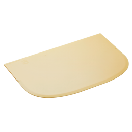 dł. 148 x szer. 99 mm - zaostrzona skrobka cukiernicza z tworzywa - kolor kość słoniowa - nr. kat. 37143 Thermohauser