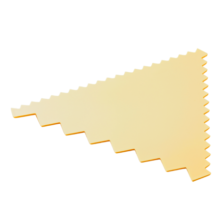 Skrobka grzebieniowa trójstronna z tworzywa 93 x 83 mm kolor kości słoniowej 37273 Thermohauser