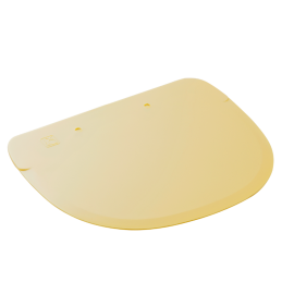 dł. 114 x szer. 96 mm - zaostrzona skrobka cukiernicza z tworzywa - kolor kość słoniowa - nr. kat. 37183 Thermohauser