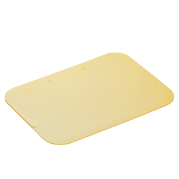 dł. 136 x szer. 98 mm - uniwersalna skrobka cukiernicza z tworzywa - kolor kość słoniowa - nr. kat. 37153 Thermohauser