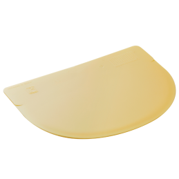 Skrobka z ostrzem z tworzywa 120 x 88 mm kolor kości słoniowej 37133 Thermohauser