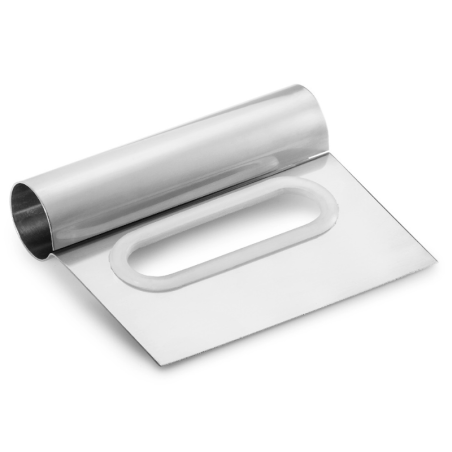 Stalowa skrobka cukiernicza z ergonomicznym uchwytem - dł. 11 x szer. 13 cm - nr. kat. 31952 Thermohauser