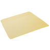 dł. 135 x szer. 100 mm - trapezowa skrobka cukiernicza z tworzywa - kolor kość słoniowa - nr. kat. 37363 Thermohauser