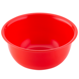 poj. 2.5 l czerwona miska kuchenna z tworzywa - śr. 230 x wys. 105 mm - nr. kat. 51118 Thermohauser