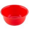 poj. 2.5 l czerwona miska kuchenna z tworzywa - śr. 230 x wys. 105 mm - nr. kat. 51118 Thermohauser