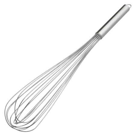 dł. 550 mm - Profesjonalna trzepaczka kuchenna ze stali nierdzewnej - metalowy uchwyt - nr. kat. 45125 Thermohauser