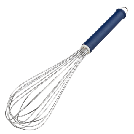 dł. 350 mm - Profesjonalna trzepaczka kuchenna ze stali nierdzewnej - wzmocniony uchwyt z tworzywa - nr. kat. 45035 Thermohauser