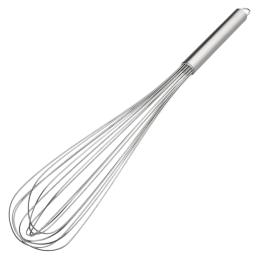dł. 550 mm - Profesjonalna trzepaczka kuchenna ze stali nierdzewnej - metalowy uchwyt - nr. kat. 45125 Thermohauser