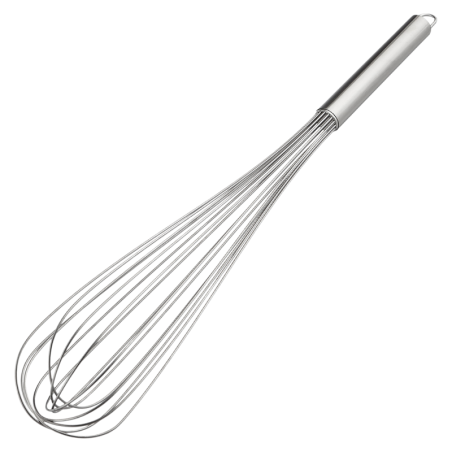 dł. 550 mm - Profesjonalna trzepaczka kuchenna ze stali nierdzewnej - metalowy uchwyt - nr. kat. 45125 Thermohauser
