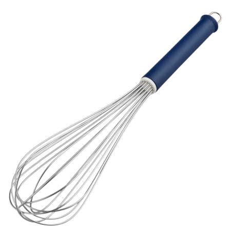 dł. 350 mm - Profesjonalna trzepaczka kuchenna ze stali nierdzewnej - wzmocniony uchwyt z tworzywa - nr. kat. 45035 Thermohauser