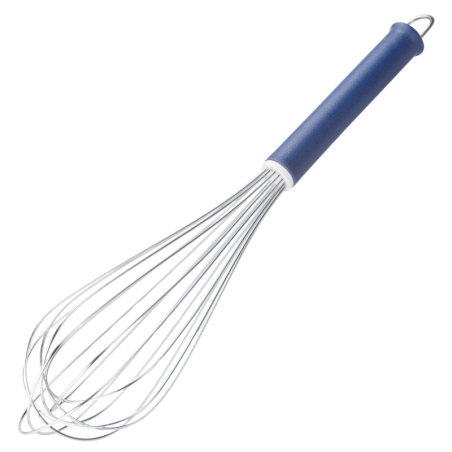 dł. 250 mm - Profesjonalna trzepaczka kuchenna ze stali nierdzewnej - wzmocniony uchwyt z tworzywa - nr. kat. 45015 Thermohauser