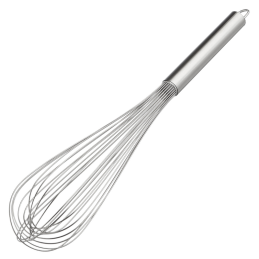 dł. 450 mm - Profesjonalna trzepaczka kuchenna ze stali nierdzewnej - metalowy uchwyt - nr. kat. 45345 Thermohauser