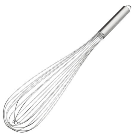 dł. 500 mm - Profesjonalna trzepaczka kuchenna ze stali nierdzewnej - metalowy uchwyt - nr. kat. 45115 Thermohauser