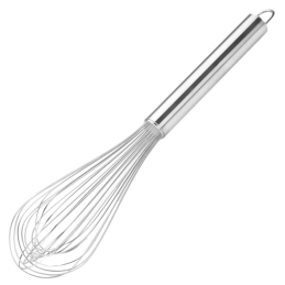 dł. 350 mm - Profesjonalna trzepaczka kuchenna ze stali nierdzewnej - metalowy uchwyt - nr. kat. 45325 Thermohauser