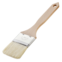 szer. 75 mm - Profesjonalny pędzel cukierniczy z naturalnego włosia - drewniana rączka - nr. kat. 43780 Thermohauser