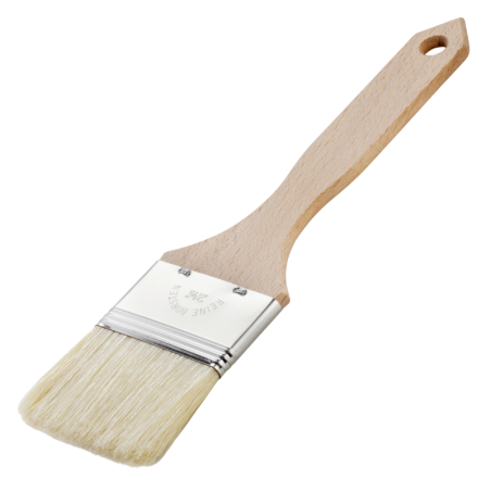 szer. 75 mm - Profesjonalny pędzel cukierniczy z naturalnego włosia - drewniana rączka - nr. kat. 43780 Thermohauser