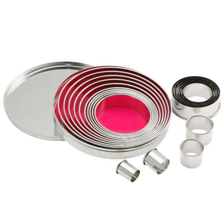 20 szt. WYKROJNIKI KOŁA 8300031699 THERMOHAUSER zestaw stalowych foremek do wykrawania śr. 22-192 mm