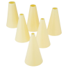op. 6 szt. Zestaw okrągłych tylek cukierniczych z tworzywa - śr. 3-13 mm - nr. kat. 31937 Thermohauser