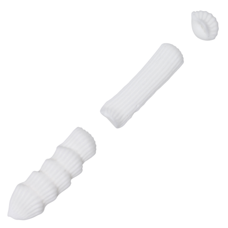 1 szt. Tylka mała 9 x h 40 mm płaska półokrągła z ząbkami 20619 Thermohauser
