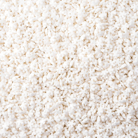 Białe płatki śniegu - konfetti cukrowe śnieżynki - Cukieteria.pl