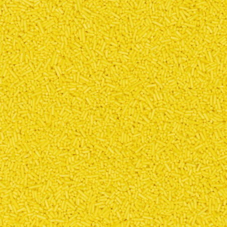 op. 1 kg Pałeczki żółte - posypka dekoracyjna - drobne patyczki cukrowe - dł. 5-10 mm