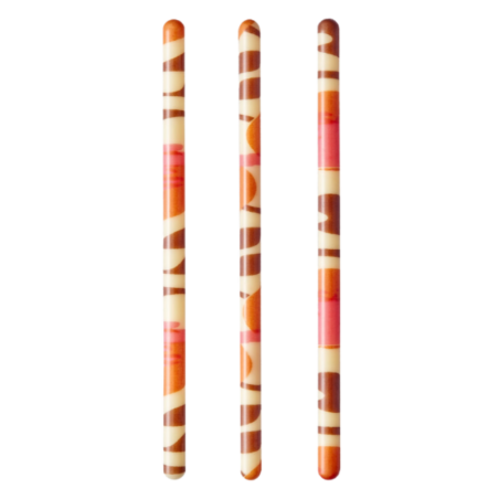 op. 228 szt.  Bierki Tokyo - 33736 Barbara Decor - kolorowe patyczki z białej czekolady - wym. 5 x 135 mm