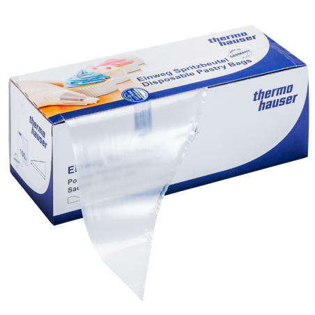 100 szt. Transparentne worki 30 cm x 75 µ cukiernicze jednorazowe 17029 Thermohauser