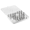 Zestaw 36 szt. stalowych tylek cukierniczych + 2 adaptery 62932 Thermohauser