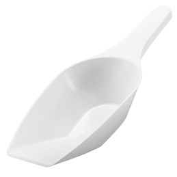 poj. 250 ml - biała miarka szufelka z tworzywa - dł. 260 mm - do produktów sypkich - nr kat. 48072 Thermohauser