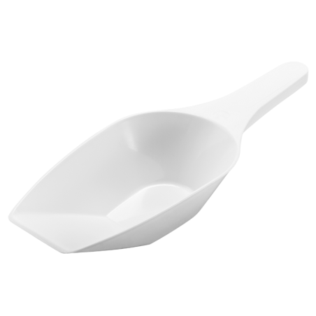 poj. 1000 ml - biała miarka szufelka z tworzywa - dł. 385 mm - do produktów sypkich - nr kat. 48132 Thermohauser