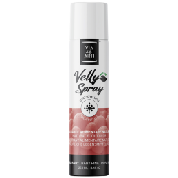 op. 250 ml Jasnoróżowy zamsz spożywczy w sprayu - strukturalny barwnik do dekoracji cukierniczych - Barima Artisanal