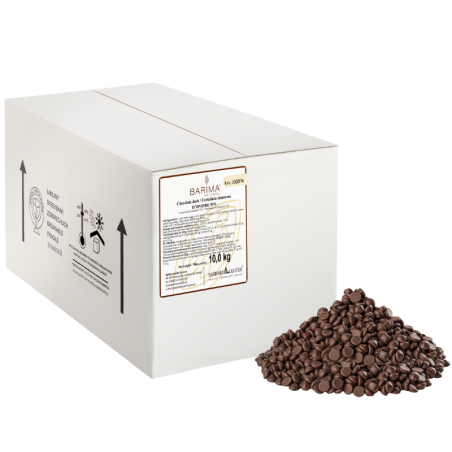 10 kg CZEKOLADA DESEROWA 50% ECONOMIC 332576 BARIMA w postaci pastylek formowanych z zatemperowanej czekolady