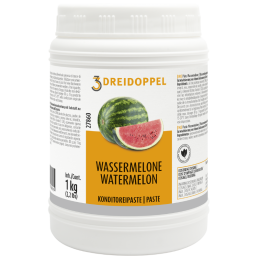 op. 1 kg Watermelon Dreidoppel - arbuzowa pasta cukiernicza - skoncentrowana formuła - nr. kat. 27860