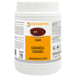1 kg PASTA KARMEL 0216 DREIDOPPEL pasta smakowa do lodów i wyrobów cukierniczych