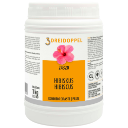 1 kg PASTA HIBISKUS 24320 DREIDOPPEL pasta smakowa do lodów i wyrobów cukierniczych