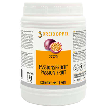 1 kg PASTA MARAKUJA 27520 DREIDOPPEL pasta smakowa do lodów i wyrobów cukierniczych