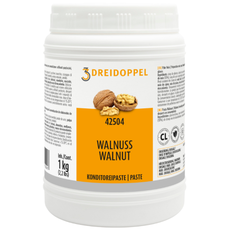 1 kg PASTA ORZECH WŁOSKI 425 DREIDOPPEL pasta smakowa do lodów i wyrobów cukierniczych