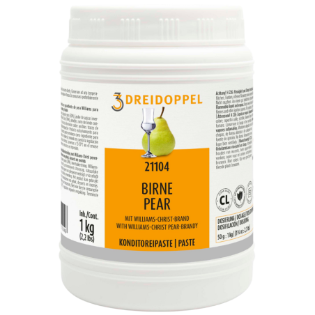 1 kg PASTA GRUSZKA 211 DREIDOPPEL pasta smakowa do lodów i wyrobów cukierniczych
