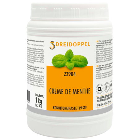 1 kg PASTA MIĘTA 229 DREIDOPPEL pasta smakowa do lodów i wyrobów cukierniczych