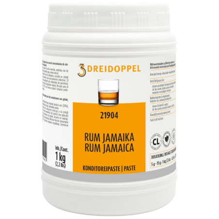 1 kg PASTA JAMAJKA RUM 219 DREIDOPPEL pasta smakowa do lodów i wyrobów cukierniczych